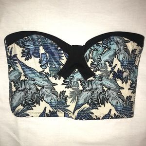Topshop Strapless Top